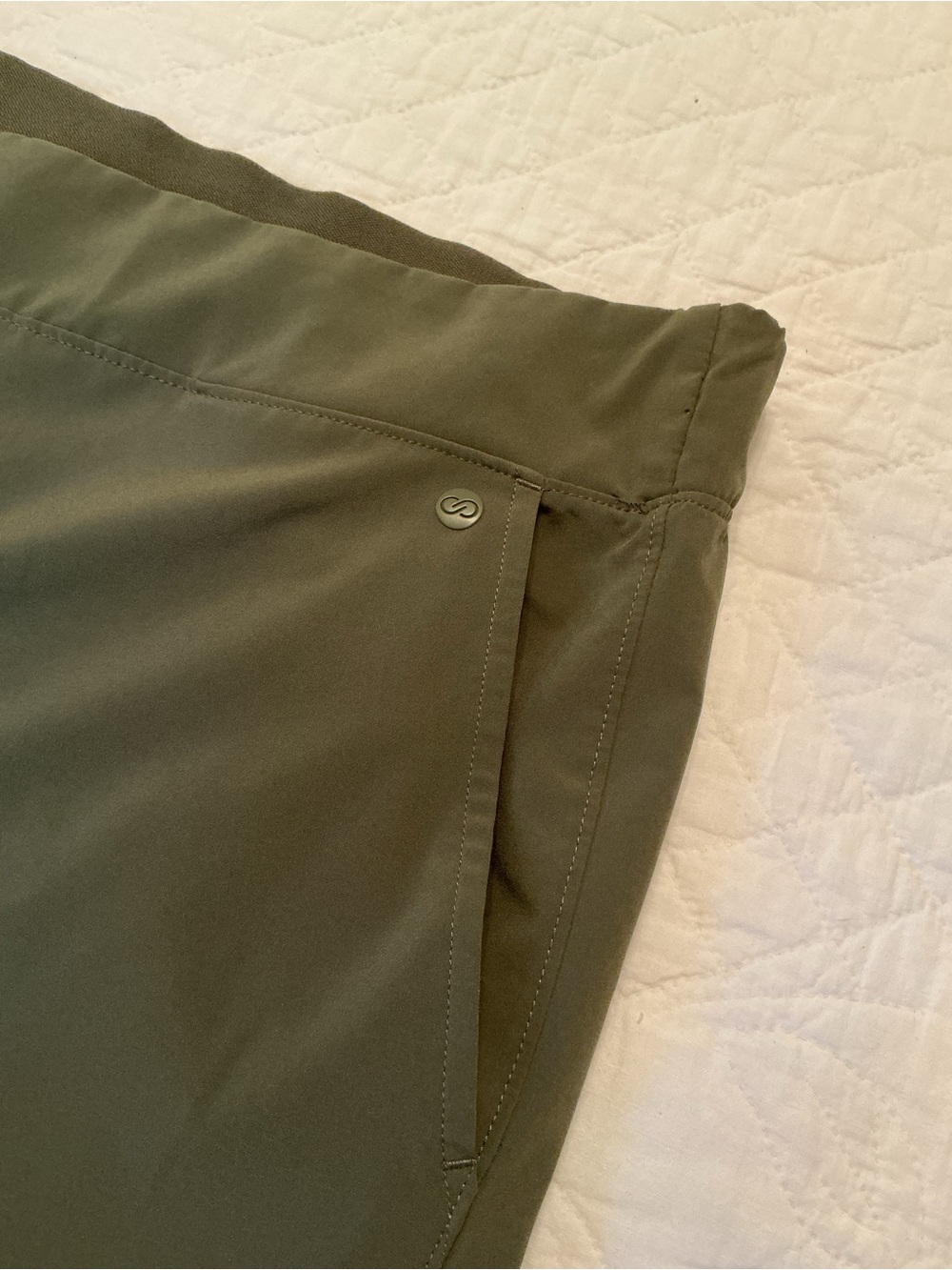 CALIA Women's 2X Truelight Straight Leg Pant, Dark Olive - Picture 6 of 15